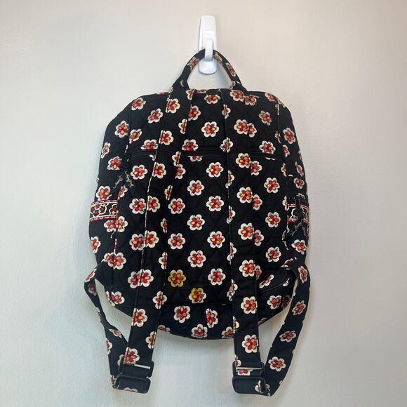 Vera Bradley Pirouette Floral Print Cotton Quilted Backpack Bag - Picture 8 of 10